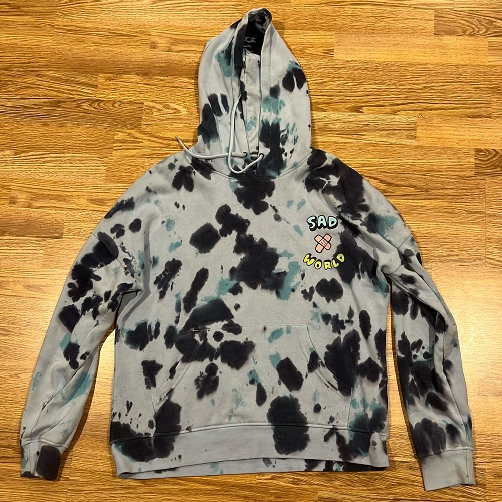 ALAB tie dye sweatshirt “Sad World” Size M
